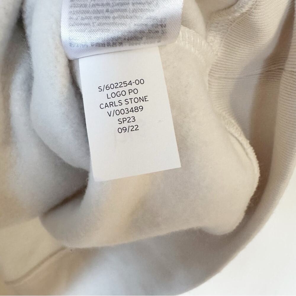 NWT Gap Blue Floral Logo Hoodie Oversized Sweatshirt Carls Stone Off White XL - Picture 8 of 9